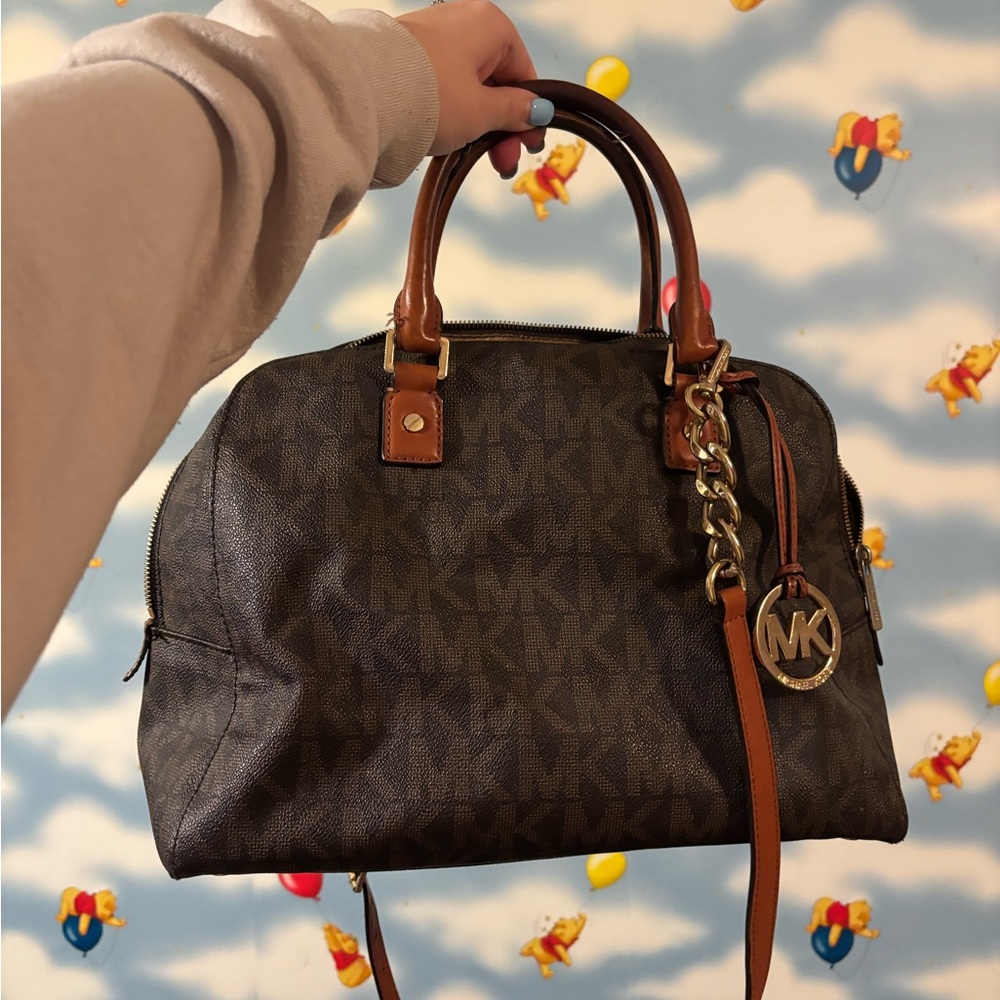 Michael Kors Brown Signature Handbag